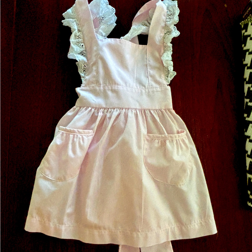 Two Girls and a Boy pinafore 2t